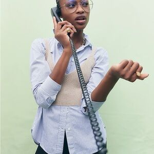 J.Crew Cashmere-blend cropped sweater-tank size XS